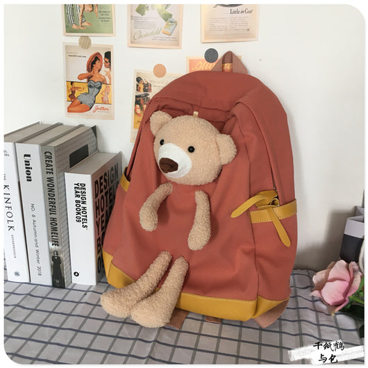 Mochila Escolar Infantil Oso Kawaii Estilo Harajuku - Image 16