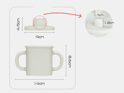 Vaso de Aprendizaje para Bebé - Agua y Leche - Image 13