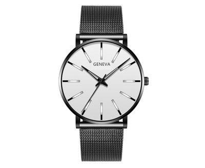 Reloj de Negocios Acero Inoxidable Malla Metálica Cuarzo - Image 17