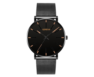 Reloj de Negocios Acero Inoxidable Malla Metálica Cuarzo - Image 16