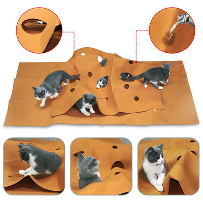 Tapete Interactivo Plegable para Gatos - Juguete Rascador Resistente a Mordidas - Image 7