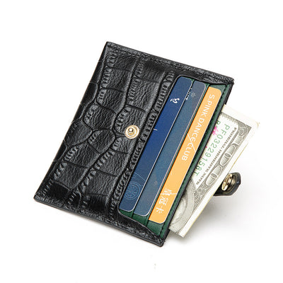 Cartera Minimalista de Cuero para Tarjetas - Ultrafina y Elegante - Image 8