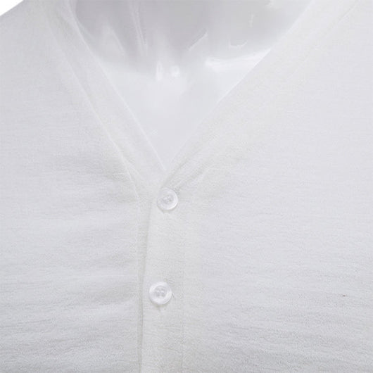 Polera Casual V-neck Transpirable de Manga Larga - Image 4