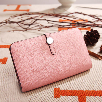 Billetera Premium de Cuero Vacuno con Patrón Litchi - Cartera Platinum - Image 8