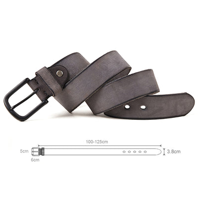 Cinturón de Cuero para Hombre con Hebilla de Aleación Desway - Image 13