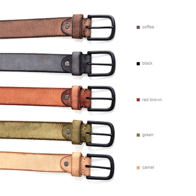 Cinturón de Cuero para Hombre con Hebilla de Aleación Desway - Image 17