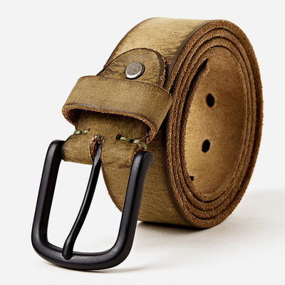 Cinturón de Cuero para Hombre con Hebilla de Aleación Desway - Image 8