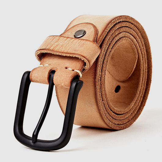Cinturón de Cuero para Hombre con Hebilla de Aleación Desway - Image 7