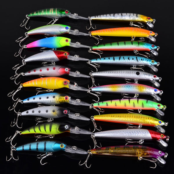 Set Variado de Cebos y Señuelos Mino para Pesca
