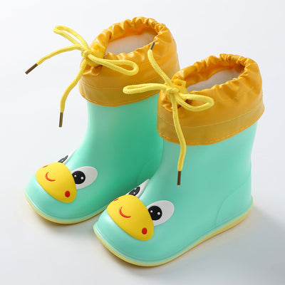 Botas de Lluvia Infantiles con Forro de Terciopelo - Calidez y Protección - Image 13