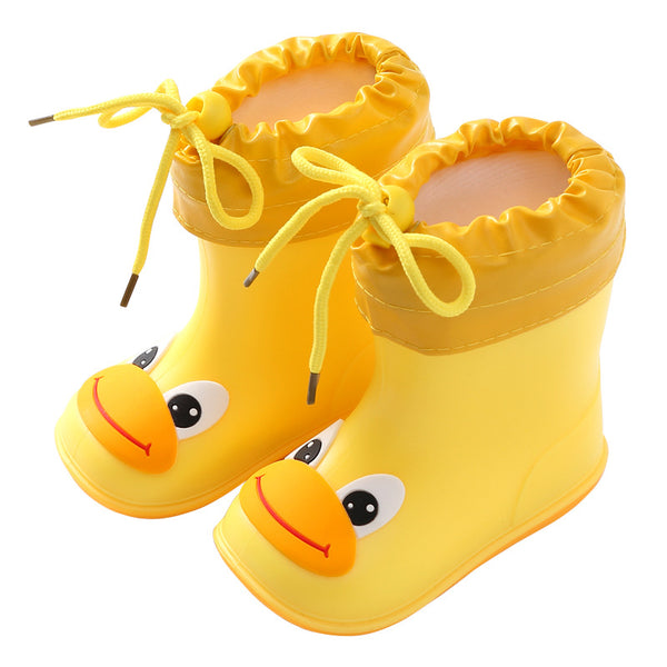 Botas de Lluvia Infantiles con Forro de Terciopelo - Calidez y Protección - Image 2