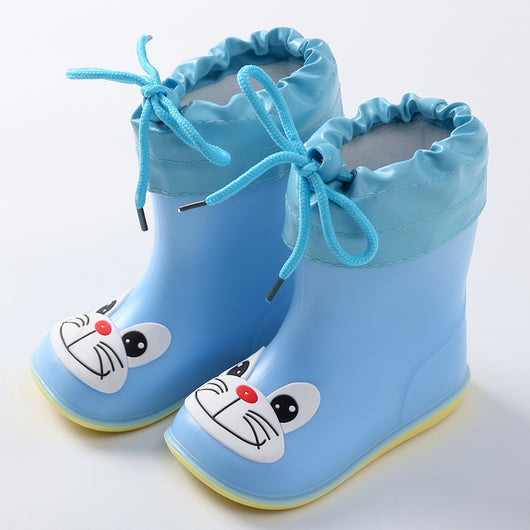 Botas de Lluvia Infantiles con Forro de Terciopelo - Calidez y Protección - Image 5