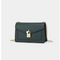 Women's Genuine Leather Crossbody Bag with Chain