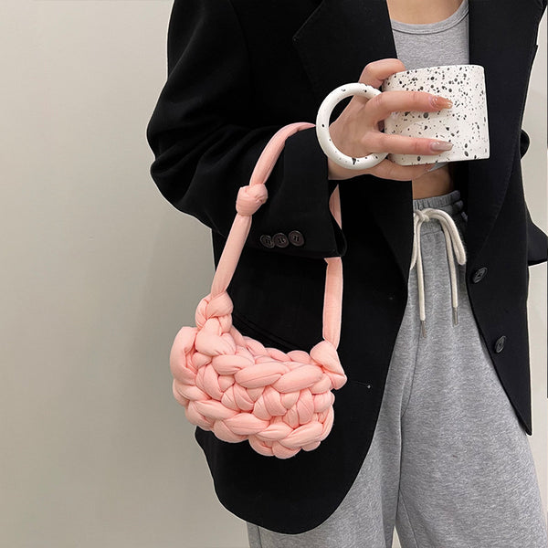 Bolsa de Lana Islandesa Tejida a Mano - Material DIY para Crochet con Acabado Suave