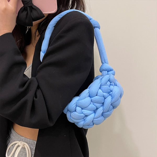 Bolsa de Lana Islandesa Tejida a Mano - Material DIY para Crochet con Acabado Suave