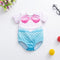 Traje de Baño Entero Estampado Escamas de Pez