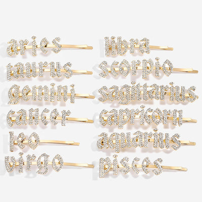 Pinza de Cabello Personalizada con Letras - Accesorios DIY Constelación - Image 14