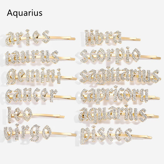 Pinza de Cabello Personalizada con Letras - Accesorios DIY Constelación - Image 15