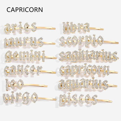 Pinza de Cabello Personalizada con Letras - Accesorios DIY Constelación - Image 17