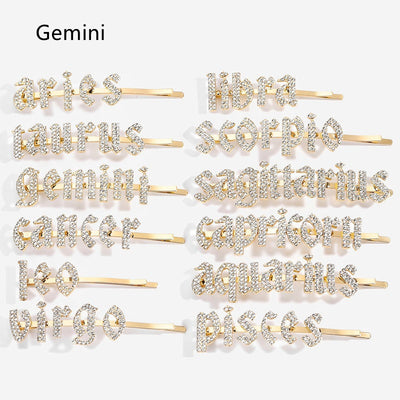 Pinza de Cabello Personalizada con Letras - Accesorios DIY Constelación - Image 18