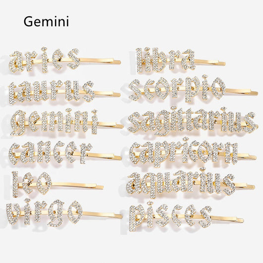 Pinza de Cabello Personalizada con Letras - Accesorios DIY Constelación - Image 18