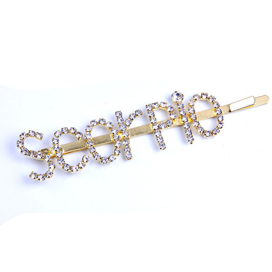 Pinza de Cabello Personalizada con Letras - Accesorios DIY Constelación - Image 23