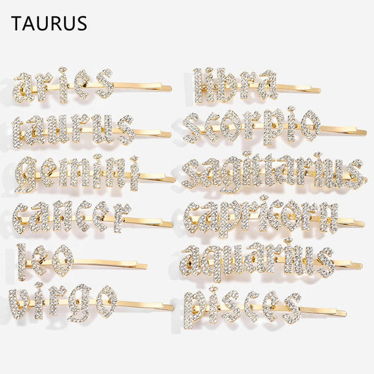 Pinza de Cabello Personalizada con Letras - Accesorios DIY Constelación - Image 24