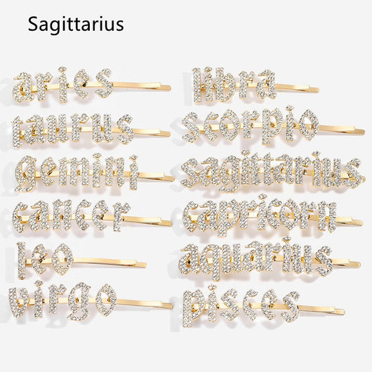 Pinza de Cabello Personalizada con Letras - Accesorios DIY Constelación - Image 25
