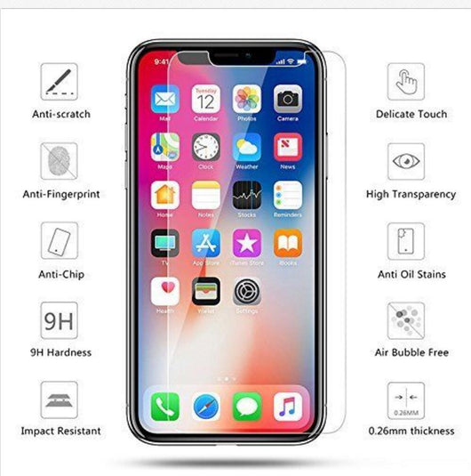 Protector de Pantalla Templado Compatible con iPhone 12, 11, XS Max, 8, 7 y 6 - Image 4
