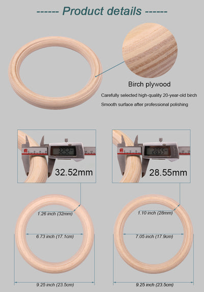 Anillas de Gimnasia Birch Rings - Entrenamiento Funcional Profesional - Image 6