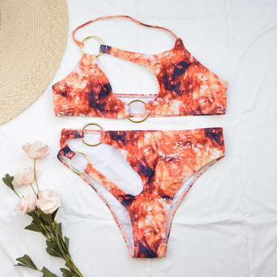 Traje de Baño Enterizo con Corte Asimétrico para Mujer - Diseño Europeo - Image 3