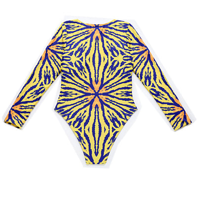 Traje de Baño Manga Larga Protección Solar Estilo Europeo - Image 11