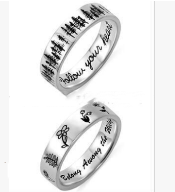 Anillo Hip Hop Personalizado Chapado en Oro Rosa con Nombre y Número Grabado - Image 5