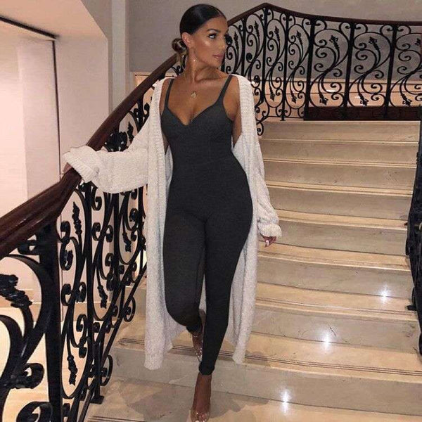 Pantalón Tipo Overol Cómodo y Casual con Bandolera para Mujer