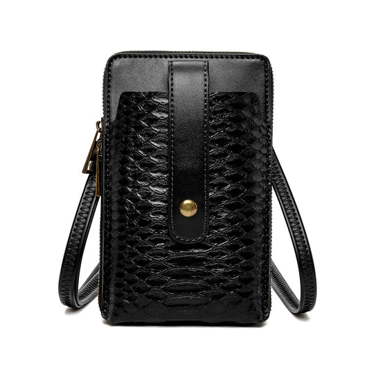 Bolso Bandolera Cuadrado Pequeño con Estampado de Serpiente - Cuero PU - Image 8