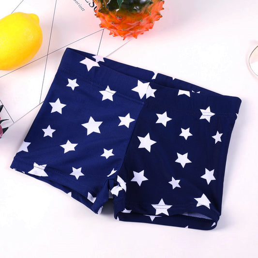 Bañador Infantil Estrellas Azul Marino - Shorts de Baño para Niños