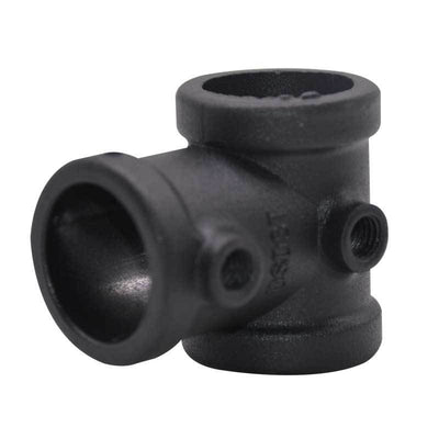 Conector Angular de Aluminio Tres Vías - Acabado Negro Mate Retro - Image 10