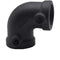 Conector Angular de Aluminio Tres Vías - Acabado Negro Mate Retro