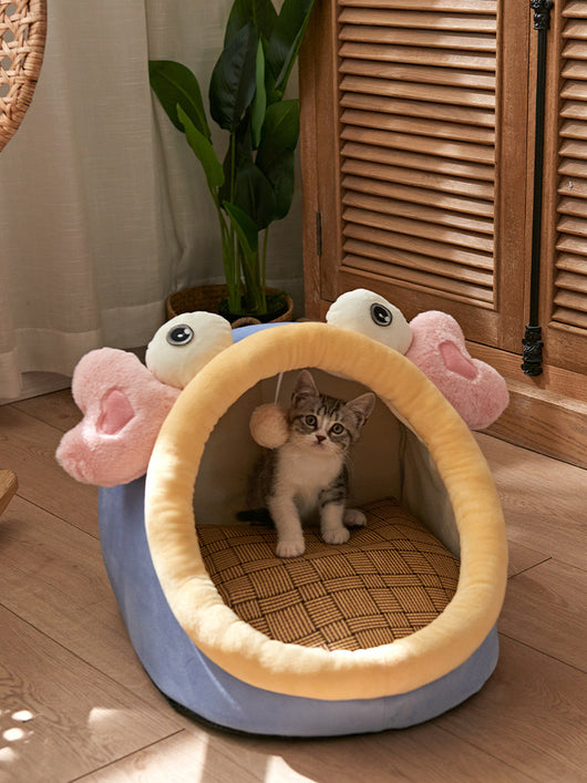 Casa Cama para Gatos Cuatro Estaciones Desmontable y Lavable - Image 7