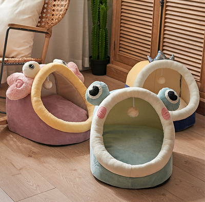 Casa Cama para Gatos Cuatro Estaciones Desmontable y Lavable - Image 4