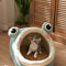 Casa Cama para Gatos Cuatro Estaciones Desmontable y Lavable