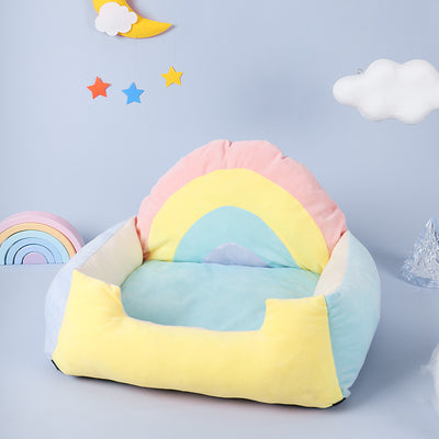 Cama Arcoíris para Gatos - Colchoneta Suave y Acogedora - Image 2