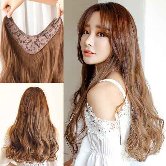Peluca Larga Ondas Voluminosas Estilo Completo para Mujer