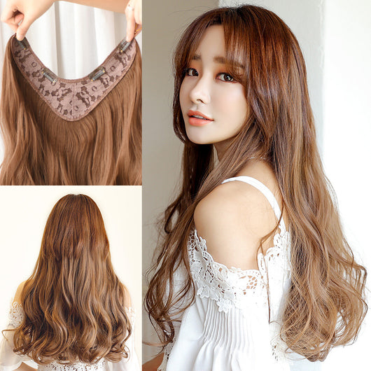 Peluca Larga Ondas Voluminosas Estilo Completo para Mujer