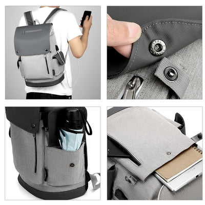 Mochila Ejecutiva con Carga USB - Backpack Inteligente para Negocios - Image 8
