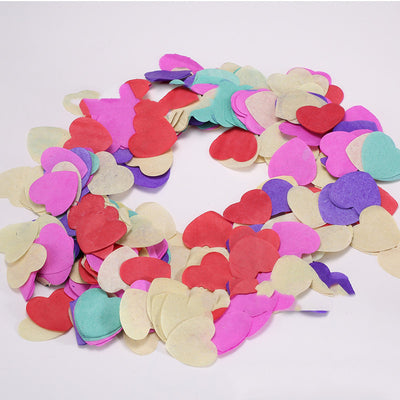 Confeti de Corazones Rojo Melocotón - Decoración de Mesa para Bodas y Celebraciones - Image 12