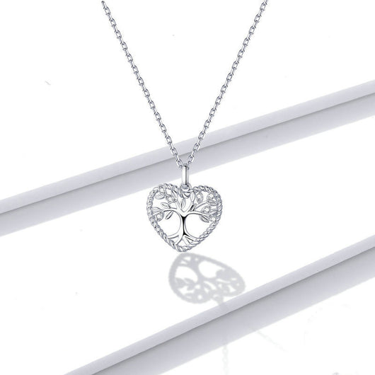 Collar de Plata S925 Corazón Elegante Estilo Europeo para Niñas - Image 4
