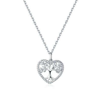Collar de Plata S925 Corazón Elegante Estilo Europeo para Niñas - Image 5