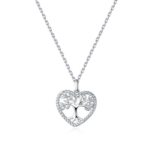 Collar de Plata S925 Corazón Elegante Estilo Europeo para Niñas - Image 5