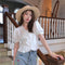 Blusa Floral de Gasa Delicada para Mujer